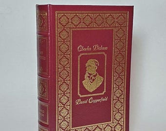 David Copperfield by Charles Dickens – Easton Press (1979) – Illustrated Leather Bound Literary Classic, Collector’s Edition, Fine Binding