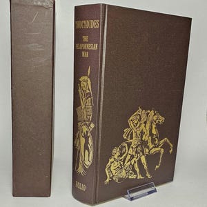 La guerre du Péloponnèse par Thucydide - Folio Society - Chef-d&#39;oeuvre de l&#39;histoire classique Livre illustré d&#39;histoire militaire de collection + étui
