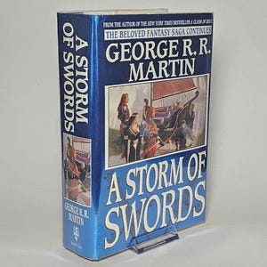 A Song of Fire and Ice/Game of Thrones - True First Edition A Storm of Swords by George R.R. Martin | Collectible Fantasy Novel