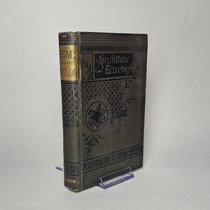 Poetical Works by Henry Wadsworth Longfellow – WM. L. Allison (1889) – Arundel Edition, Victorian Poetry Collectible Decorative Antique