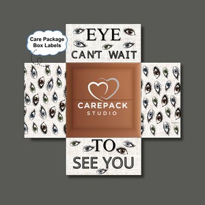 See You Soon Care Package Label, Instant Download Printable Decoration for Box Flap, Missing You Thinking of You Military Deployment College