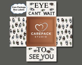 See You Soon Care Package Label, Instant Download Printable Decoration for Box Flap, Missing You Thinking of You Military Deployment College