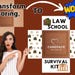 Law Care Package Label Printable Box Flap Decor for University Students ...