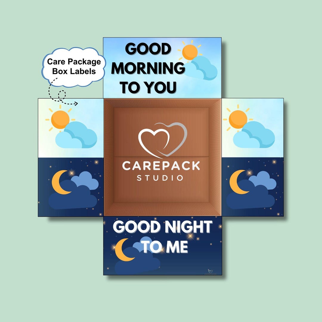 Deployed Label Care Package Label Military Deployment Printable Box Flap Deployed ...
