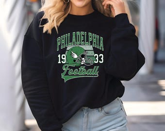 Philadelphia Football | Eagles | Crew Necks | Green | Philly |
