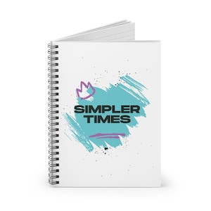 90s Kid Notebook | Simple Times, Retro