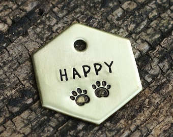 Dog tag - Personalized with your pet Identity - Pet gift - MJ Lessard