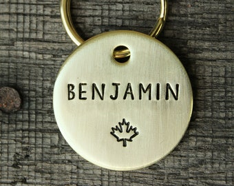 Dog tag - Pet Identity tag - Made in Canada - MJ Lessard