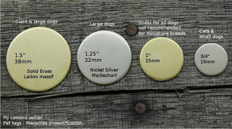 Dog tag - Personalized with your pet Identity image 6
