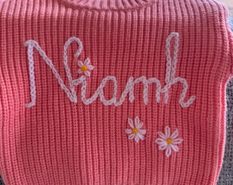 Personalized Embroidered Baby and Children's Sweaters
