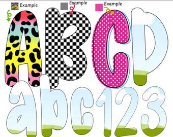 Preppy Canva fonts handwriting, Canva alpha doodle frames , Canva Frames, Canva Template, Canva Font, trendy canva frame, Summer