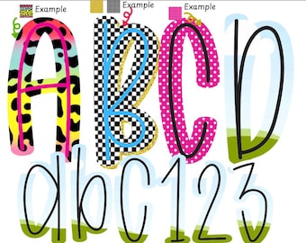 Scribble Canva Lettere e numeri scritti a mano, cornici Canva alpha doodle, cornici Canva, modello Canva, font Canva, cornice Canva alla moda