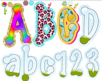 Preppy Dot Canva alphabet frames handwriting, Canva alpha doodle frames , Canva Frames, Canva Template, Canva Font, trendy canva frame