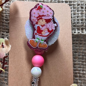 strawberry badge reel