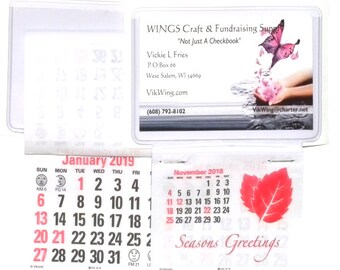 2019 calendar stick etsy
