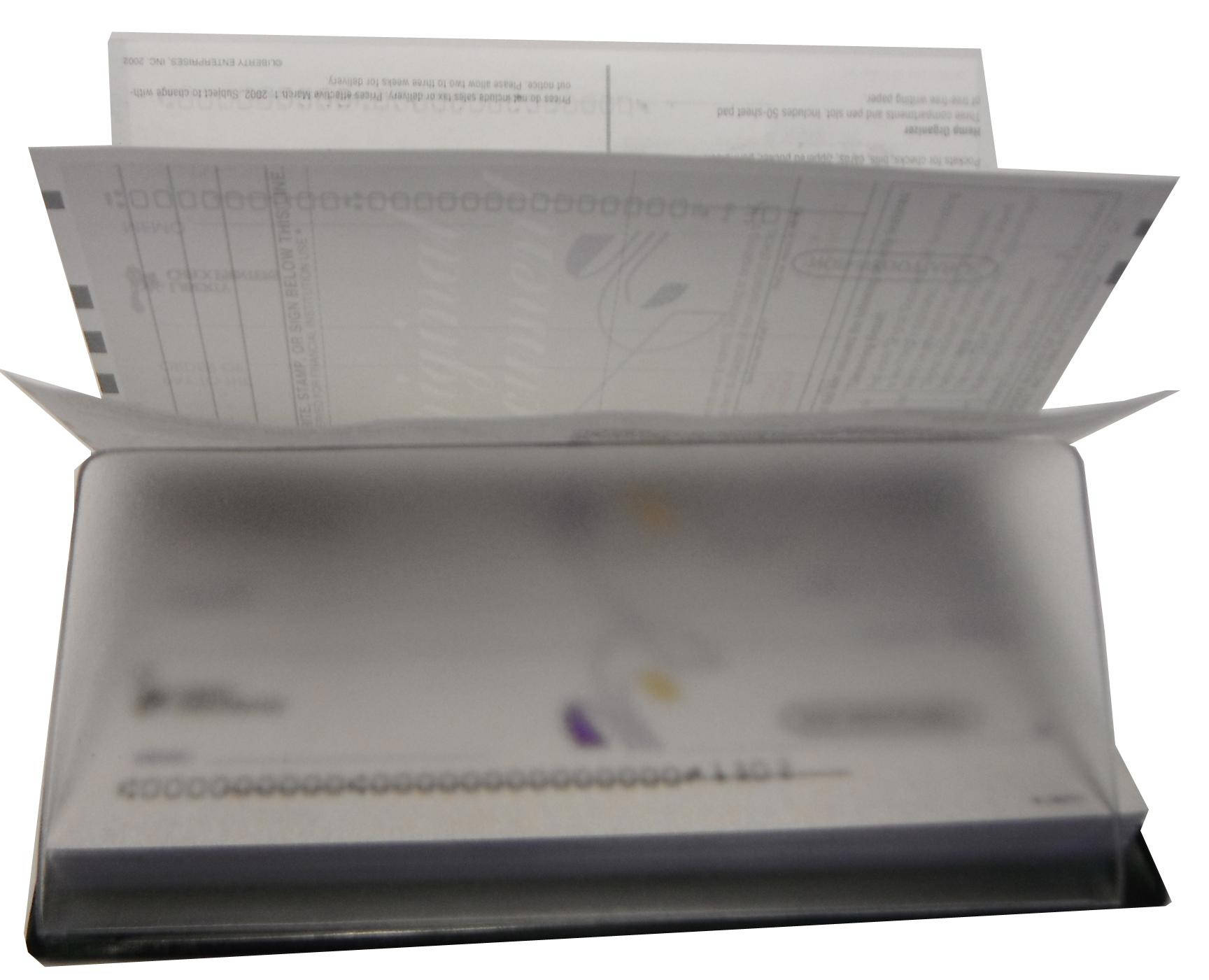 5 Duplicate Check Protector Divider Inserts for Handcrafted Quilted or ...