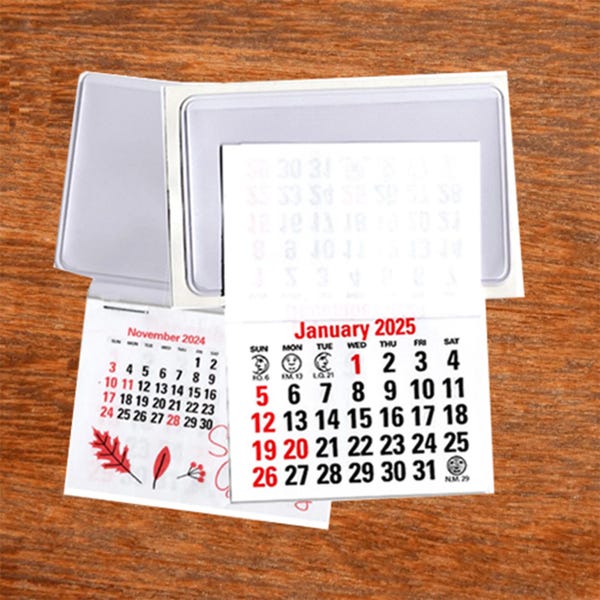 Business Card Size Calendars Etsy
