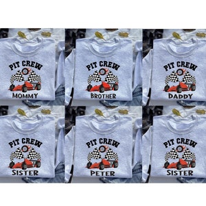 Two Fast Pit Crew Birthday Shirt, Car Race Birthday Tee, Birthday Boy Shirt, FamilyBirthday Tee