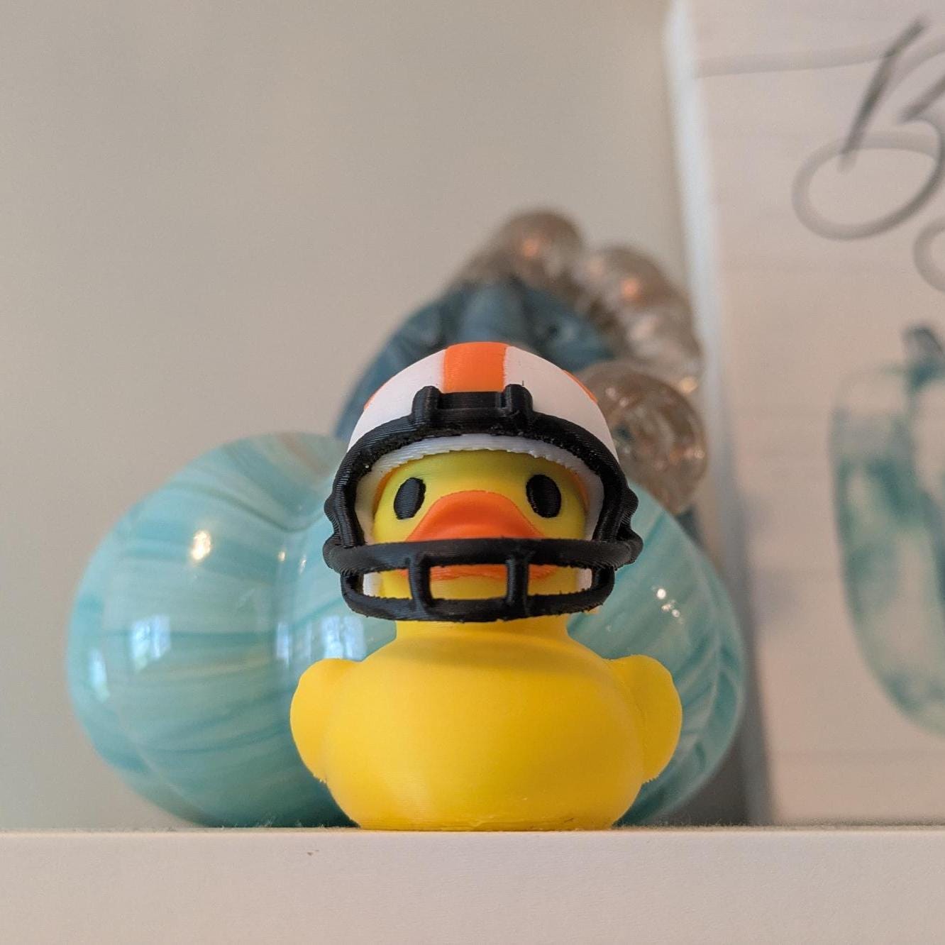 Tennessee Vols Football Jeep Duck – 3D Printed | UT Knoxville Collectible | Ducking Jeeps Accessory | Game Day Spirit Duck