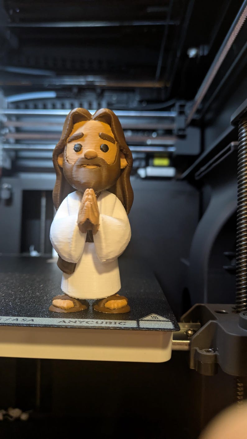 3D Printed Jesus 90min creative Tonie Add your Own Content !! darker skin