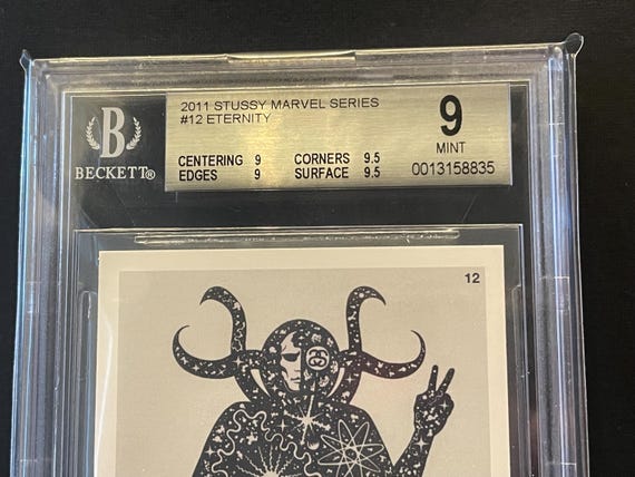 2011 Stussy Marvel Card #12 Eternity BGS 9 Low Pop BECKETT - Etsy