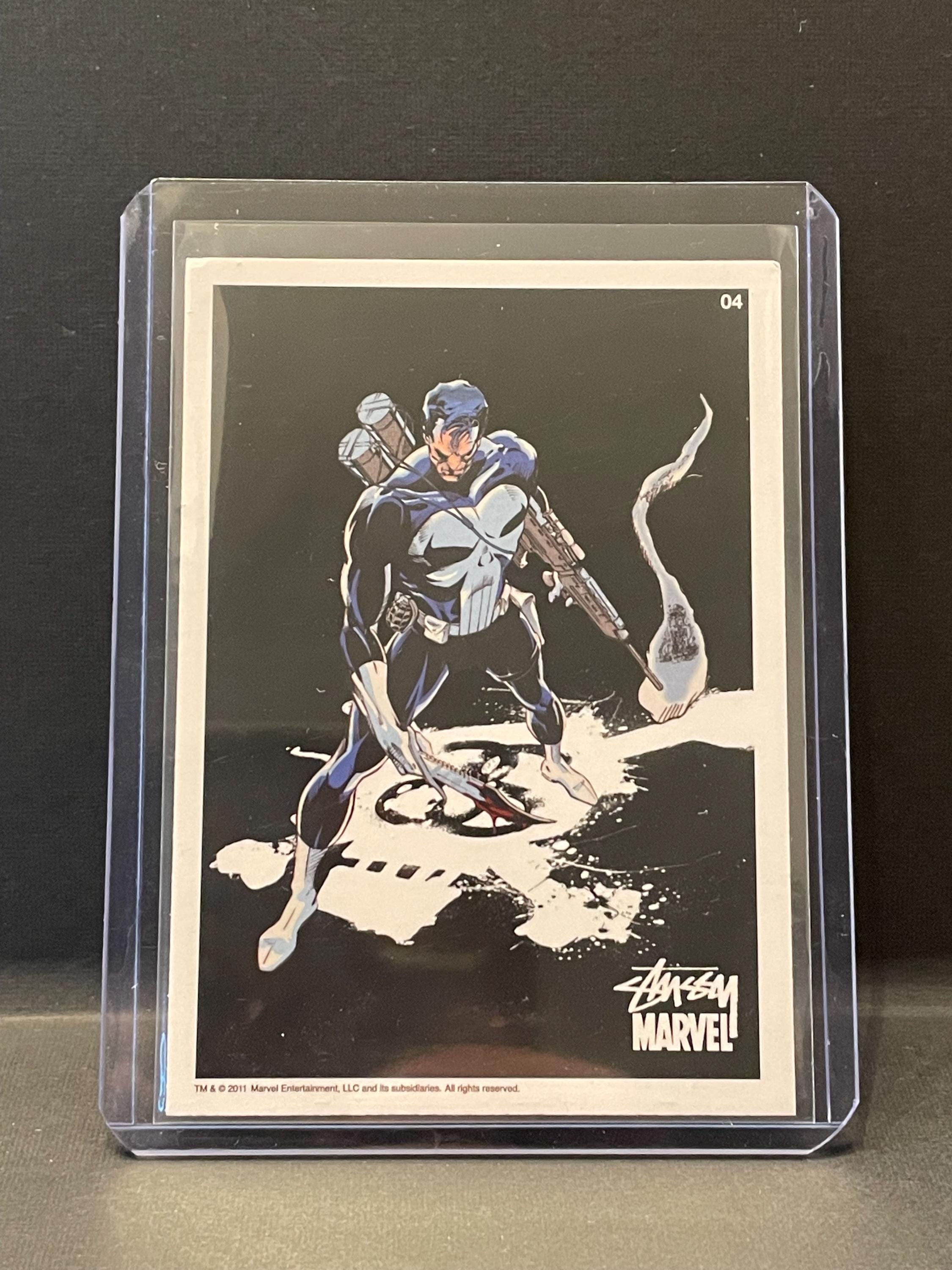 2011 Stussy X Marvel Comics Promo Series 1 Punisher Card #04 - Etsy