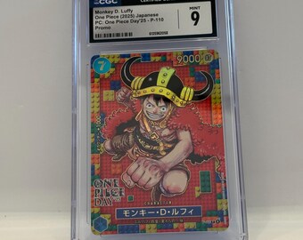 2025 One Piece Japanese Monkey D. Luffy Promo Card P-110 Premium