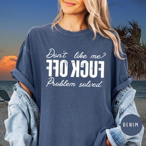 Sarcastic Graphic Tee: Edgy Humor, Bold Attitude Shirt