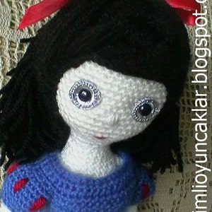Motif Amigurumi Blanche-Neige