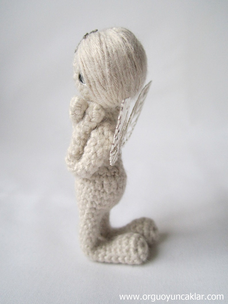 Crocheted 2.7 inc Miniature Angel image 4