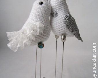 Cake Topper Wedding Birds