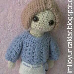 Amigurumi 12 inc Doll Pattern image 1