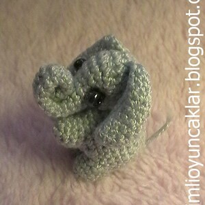 Amigurumi 0.8 inc Miniature Elephant Pattern image 3