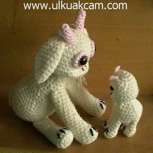 Amigurumi Mum and Baby Goat Pattern image 3