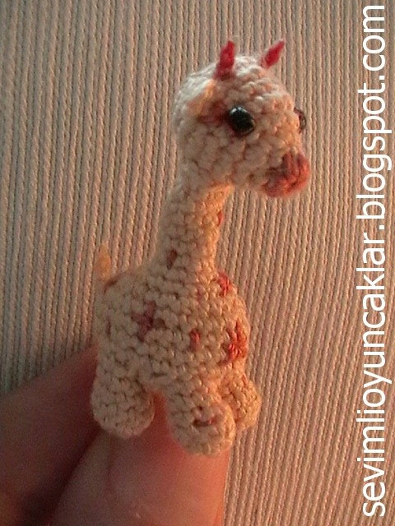 Amigurumi 1.6 inc Miniature Giraffe Pattern image 3