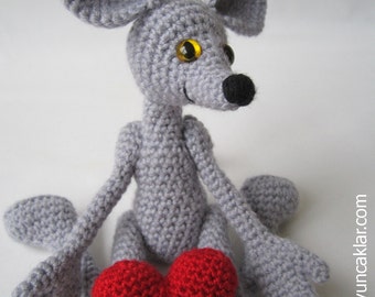 Amigurumi 5 Wege gegliedertes Maus Muster