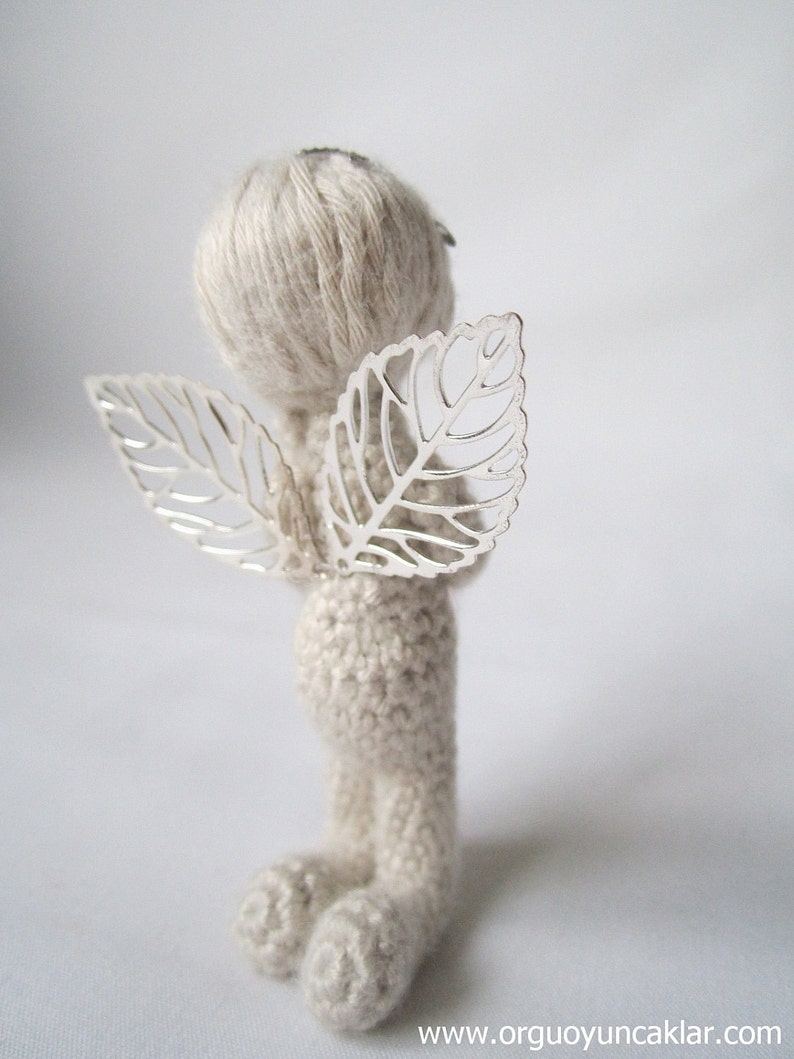Crocheted 2.7 inc Miniature Angel image 2
