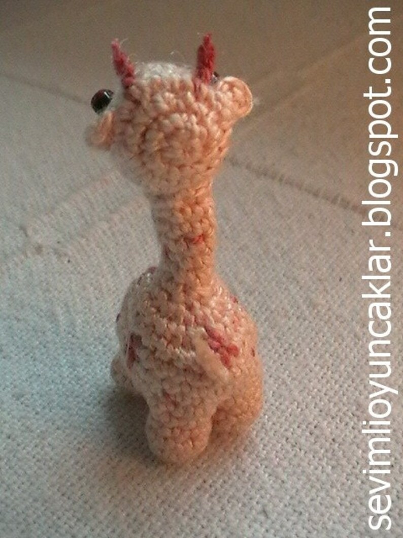 Amigurumi 1.6 inc Miniature Giraffe Pattern image 4