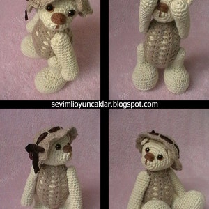 Amigurumi 5 ways jointed Teddy Bear Pattern image 5