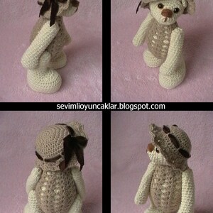 Amigurumi 5 ways jointed Teddy Bear Pattern image 4