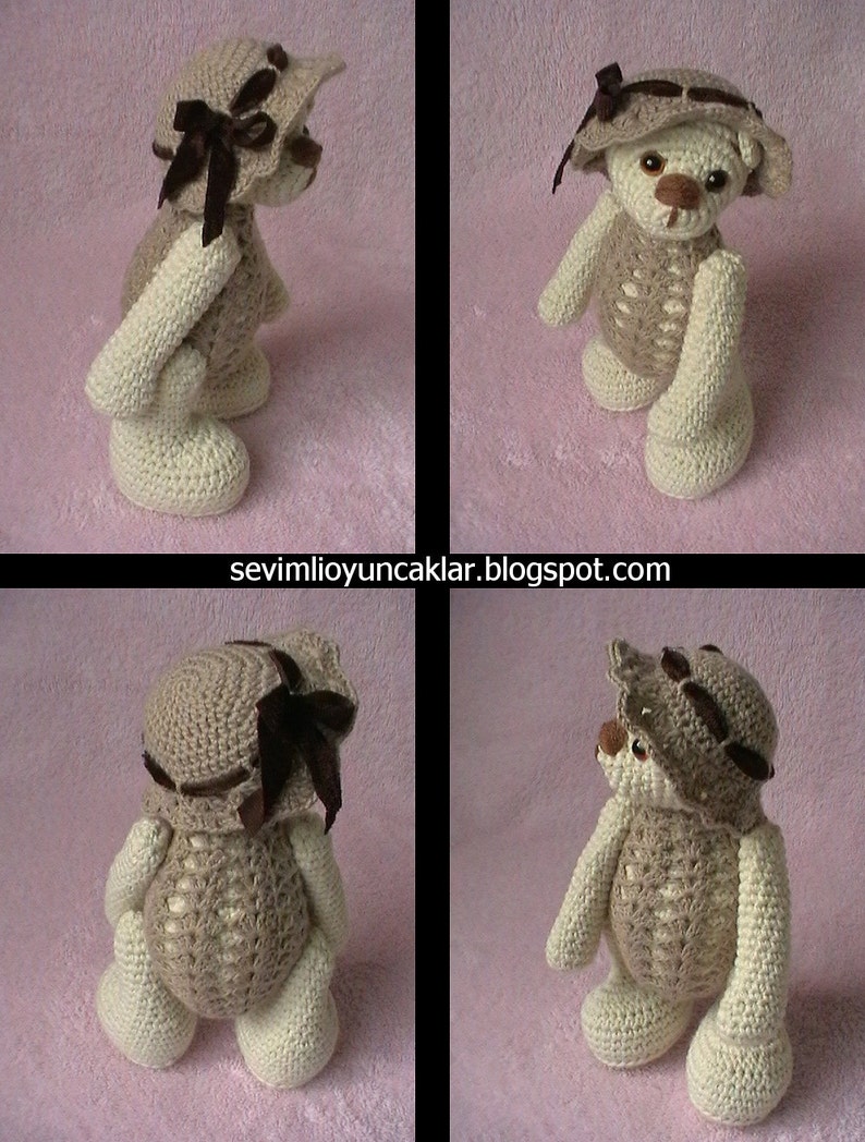 Amigurumi 5 ways jointed Teddy Bear Pattern image 4