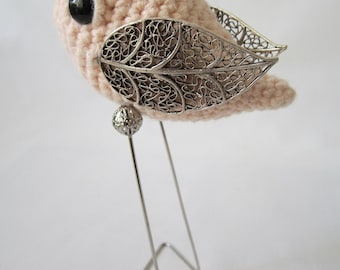 Crocheted Bird