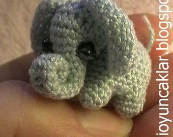 Amigurumi 0.8 inc Miniature Elephant Pattern