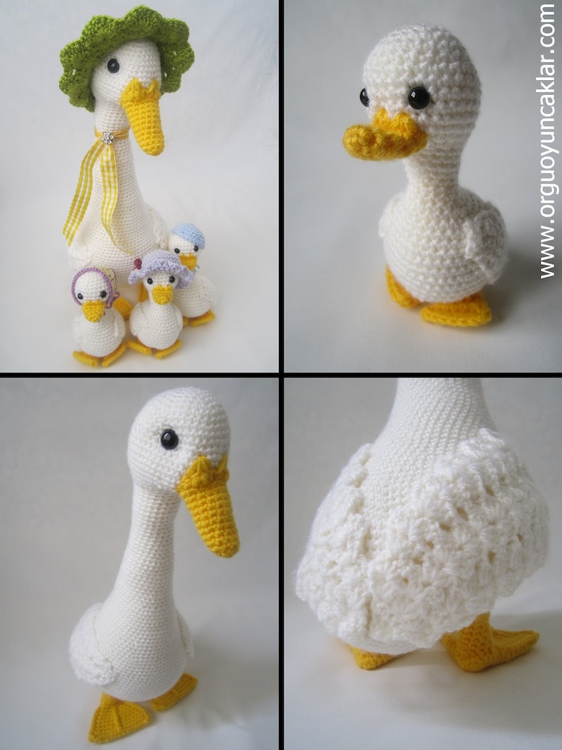 Crochet Mum and Baby Ducks image 5