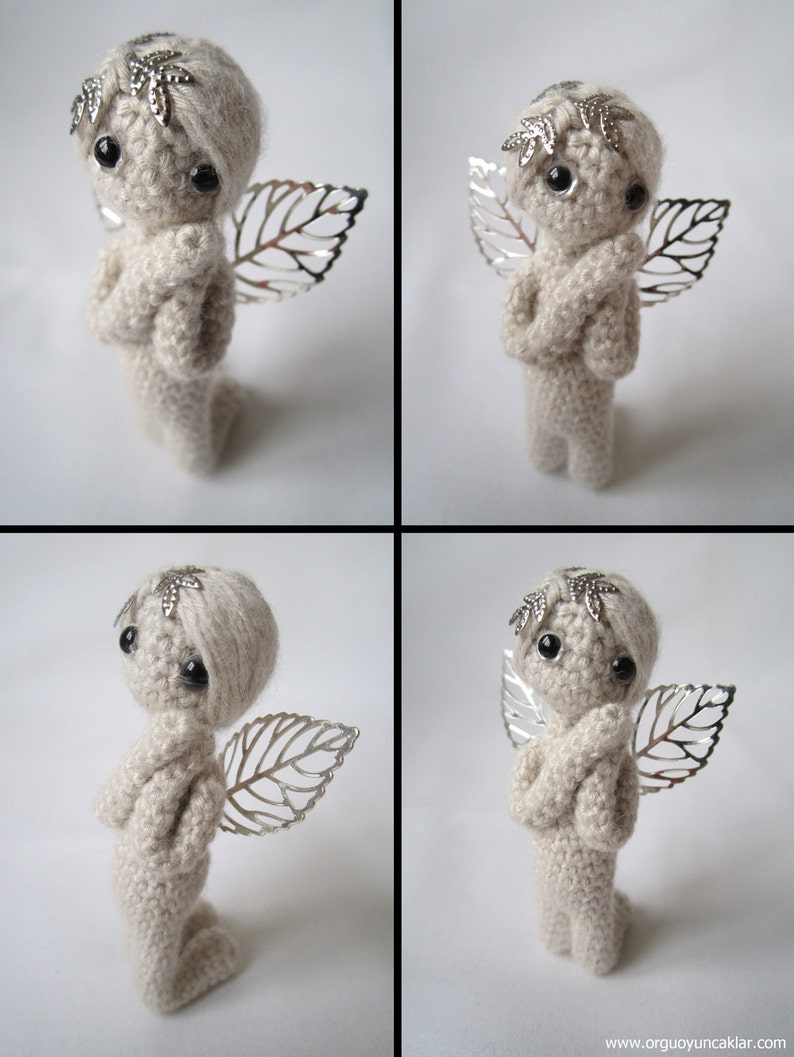 Crocheted 2.7 inc Miniature Angel image 5