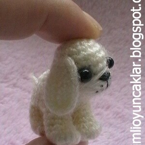 Crochet 1.2 inc Miniature Dog image 4