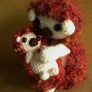 Amigurumi Mum and Baby Hedgehog Pattern
