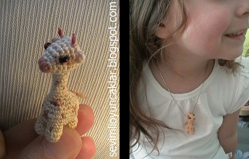 Amigurumi 1.6 inc Miniature Giraffe Pattern image 5