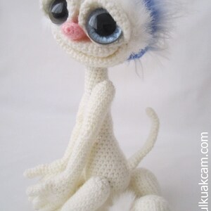 Amigurumi 5 ways jointed Miss Funny - OOAK Art Doll