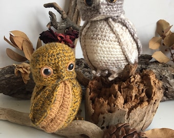 Amigurumi Eulen Muster - Kopf gegliedert